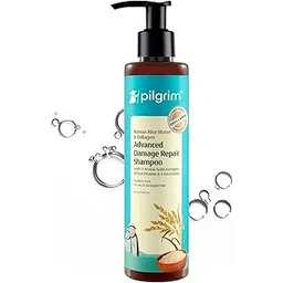 Pilgrim Korean Rice Water & Collagen Advanced Damage Repair Shampoo - 200ml | with 17 Amino Acids, Wheat Protein & 5 Ceramides | Paraben-Free | For Dry & Damaged Hair | For Women and Men-picture-27