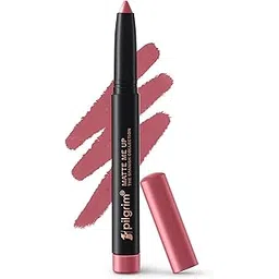 Pilgrim Long Lasting Crayon Lipstick | Intense Matte Finish | Waterproof & Lightweight | Highly Pigmented & Enriched With Ceramides & Mango Seed Oil | Smooth Glide Application | (1.4g) (Plum Secret-24)-picture-22