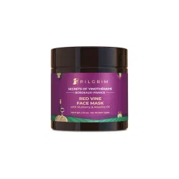 Pilgrim Anti Ageing Red Vine Face Pack with Mulberry Extracts & Rosehip Oil - 100 gm-picture-31