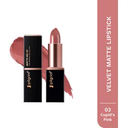 pilgrim Matte Bullet Lipstick Intense Colour Transferproof & Smudgeproof Cupid's Pink-03-picture-19