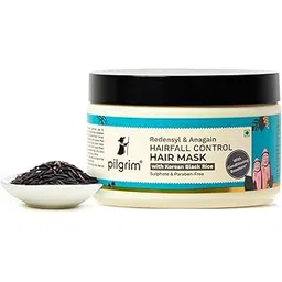 Pilgrim Redensyl & Anagain Hairfall Control Hair Mask with Black Korean Rice 200gm | Reduces Hair Loss Boost Hair Growth and Thickness| For Men & Women | Sulphate and Paraben Free |-picture-34