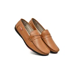 PILLAA Men Leather Loafers-picture-33