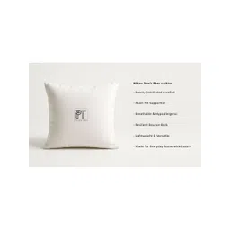 PILLOW TREE White Cotton 2 Pieces Soft Lightweight Fibre Sleep Pillow- 24 x 24 inches-picture-37