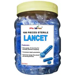 Pin to Pen Blood Lancets 100 Needles Glucometer Lancets-picture-45