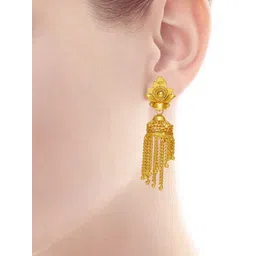 PINAAKA DARINI Gold-Plated Circular Jhumkas-picture-25