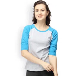 pinacolada Campus Sutra Colourblocked Cotton Regular Top-picture-11