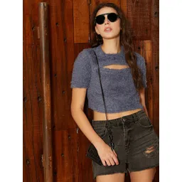 pinacolada Campus Sutra Women Casual Crop Top-picture-22