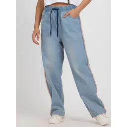 pinacolada Campus Sutra Women Comfort Relaxed Fit Mid-Rise Light Fade Stretchable Jeans-picture-30