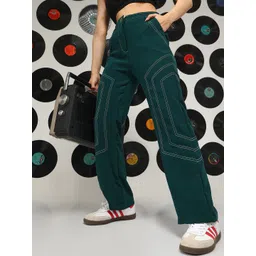 pinacolada Campus Sutra Women Cotton Casual Comfort Trousers-picture-26