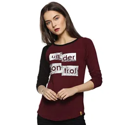 pinacolada Campus Sutra Women Typography Printed Regular Top-picture-17