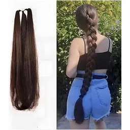 Pinaka Nice Look Paranda Choti Colour 26 inch Instant Ready, (1 unit) Brown Color-picture-45