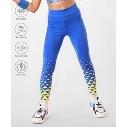 Pine Active Full Length Super Stretch Leggings - Blue-picture-20