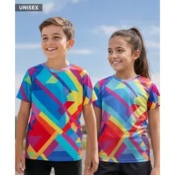 Pine Active Knit Half Sleeves Printed T-Shirt - Multicolour-picture-27