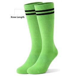 Pine Active Knit Knee Length Football Socks - Green-picture-24