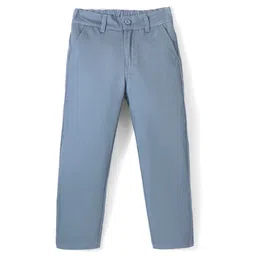 Pine Kids Cotton Elastane Woven Full Length Trousers - Light Blue-picture-16