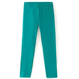 Pine Kids Cotton Lycra Knit Full Length Solid Color Legging - Spring Bouquet-picture-35