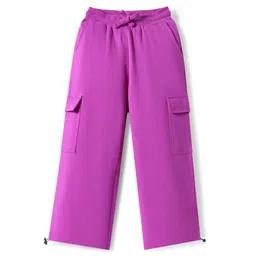 Pine Kids Knit Full Length Solid Color Lounge Pant - Fuchsia-picture-15