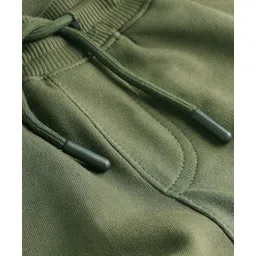 Pine Kids Knit Full Length Solid Color Lounge Pants - Olive Green image 5