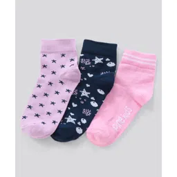Pine Kids Regular Length Anti Microbial Washed Socks Pack of 3 (Color May Vary)-picture-13