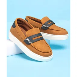 Pine Kids Slip On Casual Shoes - Brown-image-5