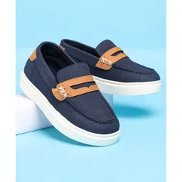 Pine Kids Slip On Casual Shoes - Navy Blue-image-6