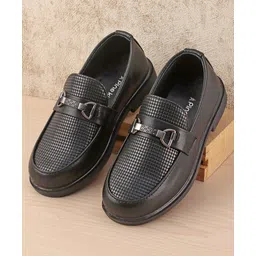 Pine Kids Slip On  Loafer Shoes - Black-image-35