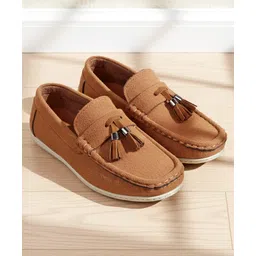 Pine Kids Slip On Loafers - Khaki-image-40