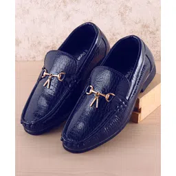 Pine Kids Slip-on Party Wear Shoes - Blue-image-19