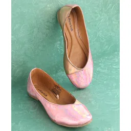 Pine Kids Slip On Textured Bellies - Pink-image-12