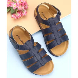 Pine Kids Velcro Closure Sandals - Blue-picture-18