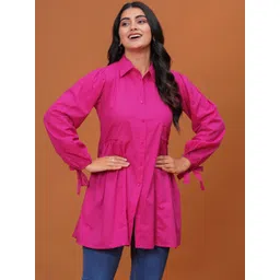 PINGAKSH Puff Sleeve Cotton Top image 1