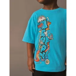 Pink Angel Kids Graphic Printed Round Neck T-shirt-picture-42