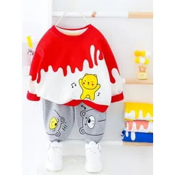 Pink Angel Unisex Kids Printed Pure Cotton Sweatshirt and Joggers-picture-11