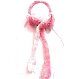 Pink Bunny Ear Moving Earmuffs for Girls & Kids | Soft Plush Winter Headband with Jumping Ears | Cute Warm Earmuff Cap | Pneumatic Air-Pump Floppy Ear Hat | Pack of 1 (Multicolor Inner)-image-48