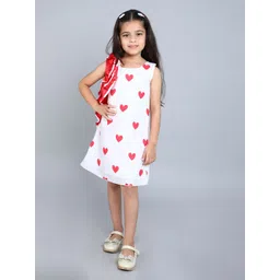 Pink Chick Print Ruffled A-Line Dress-picture-30