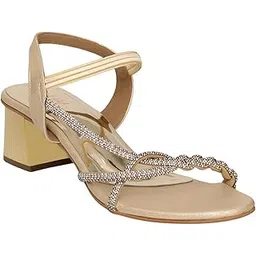 pink leaf Women’s Braided Heels-picture-43