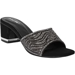 pink leaf Women Wave Heels image 1