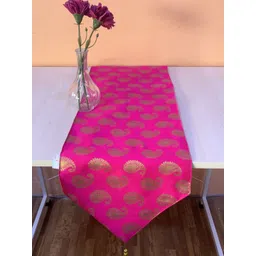 Pink Parrot Pink Checked Table Runner-picture-21