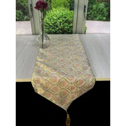 pink parrot Pinkparrot 12x70 inch jacquard silk table runner-picture-37