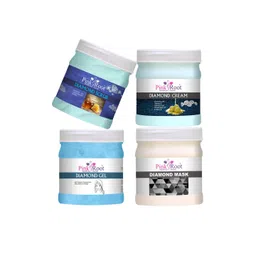 Pink Root Diamond Eco Scrub Cream Gel Mask Facial Kit Skin Brightening Ubtan-500gm Each-picture-10