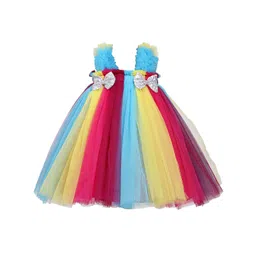 Pink Wings Net Fit & Flare Dress-picture-45