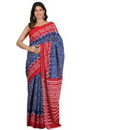 Pinkcity Trade World Blue Pure Cotton Solid Sarees-picture-39