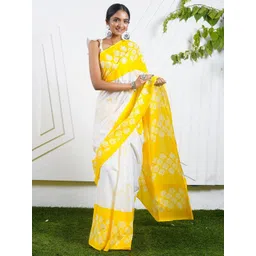 Pinkcity Trade World Pure Cotton Block Print Saree-picture-29
