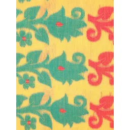 Pinkloom Yellow Cotton Woven Saree image 4