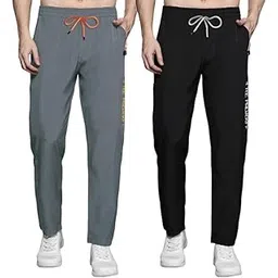 pinkmint Track Pant for Men ll Soild Track Pant ll Stretchable Regular Fit ll Yoga Wear ll Active wear (Pack of 2)-picture-15