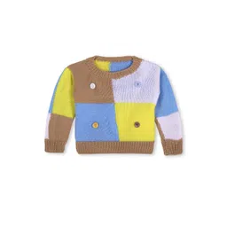 Pinkshierd Kids Colourblocked Woollen Sweater Vest-picture-11
