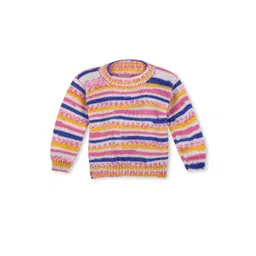 Pinkshierd Kids Striped Woollen Knitted Sweater-picture-28