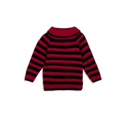 Pinkshierd Kids Striped Woollen Sweater Vest-picture-32