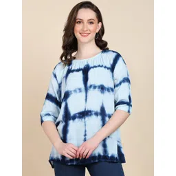 PinkTribe Women Tie and Dye Dyed Round Neck Top-picture-27