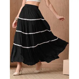 Pinly A-Line Maxi Skirts-picture-23